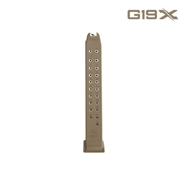 Magazin GLOCK alle 9x19 Modelle (exkl. slim) 9mm Para - 24 Schuss - Coyote, Bild 3