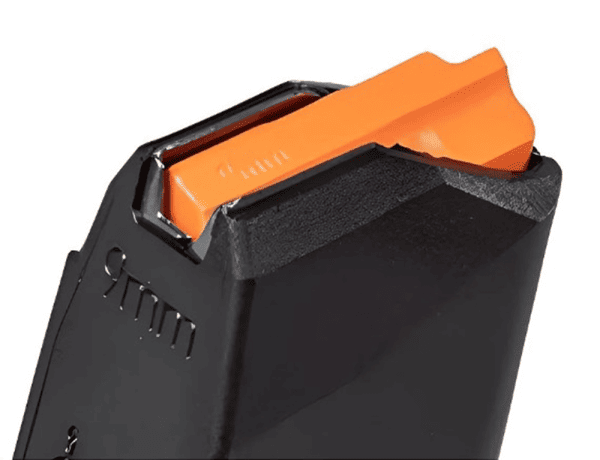 Magazin GLOCK 17 9mm Para - 17+2 Schuss - Schwarz - mit orangem Zubringer, Bild 3