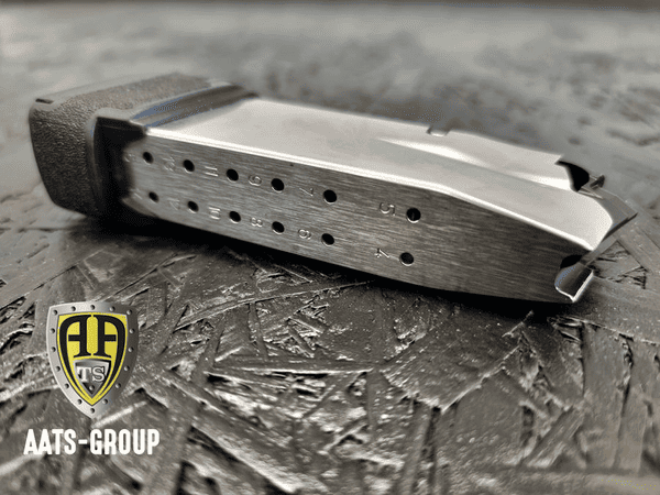 Magazin Springfield Armory Hellcat / HS H11 9mm Para - 15 Schuss - FDE / Schwarz, Bild 2