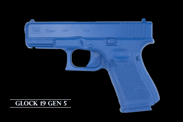 Trainings-Kurzwaffe Ring's Blueguns - GLOCK 19 Gen5, Bild 1