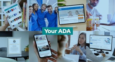 An eight part showing eight key services offered by the ADA