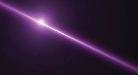 Laser light across a purple background