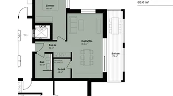 Hochwertige Neubauwohnung mit geräumigem Balkon in Schaffhausen