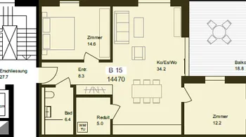 Luxuriöser Neubau mit Panoramafenstern und überdachtem Balkon