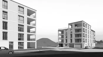 Luxuriöser Neubau mit Panoramafenstern und überdachtem Balkon