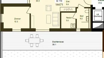 Weitreichender Weitblick in einem barrierefreien Penthouse