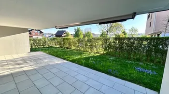 Moderne 4.5 Zimmer Gartenwohnung in Minergiebauweise