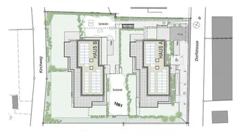 Dorfstrasse 4.5 Zimmer Gartenwohnung Haus A01