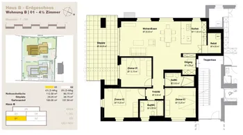 Dorfstrasse 4.5 Gartenwohnung Zimmer Haus B01