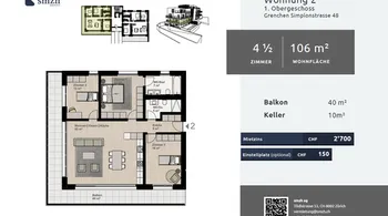 Moderne 4.5-Zi-Wohnung mit grosszügigem Balkon in Grenchen