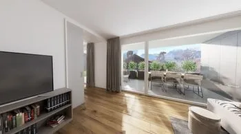 Haus A. W-Ost /3.5-Zimmer-Gartenwohnung an begehrter Lage in Gunten