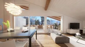 Haus B. 4.5-Zimmer Dachwohnung 3. OG-Wst mit Seesicht in Gunten kaufen