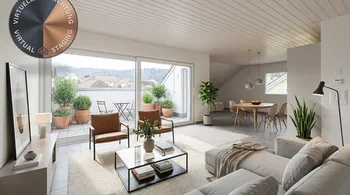 Helle 4.5-Zimmer-Dachwohnung mit Balkon in Nesselnbach