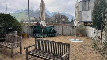 Gastrofläche mit Terrasse in Stans - sichtbare Lage mieten