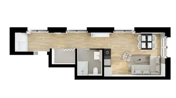 Möbliertes 1.5-Zimmer-Studio, modern und zentral, Dübendorf mieten