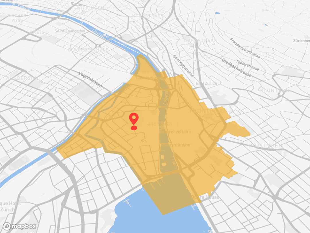 Zürich Kreis 1 - City, See und S-Bahn