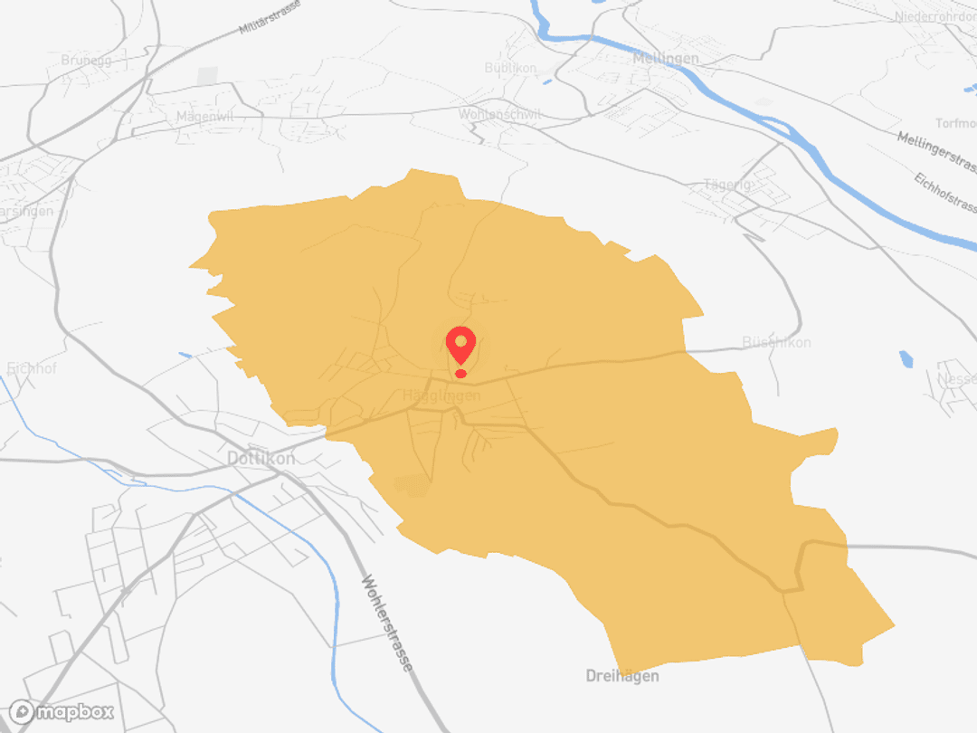 Hägglingen mit Nähe zu Lenzburg und A1
