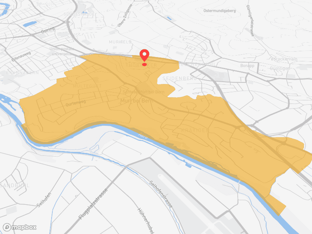 Muri bei Bern - Stadtanschluss und Aarezugang