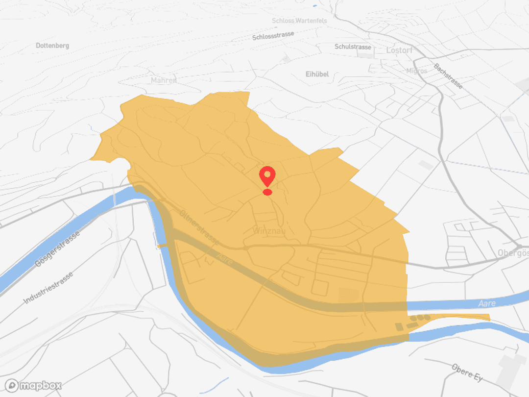 Winznau - gut angebunden bei Olten