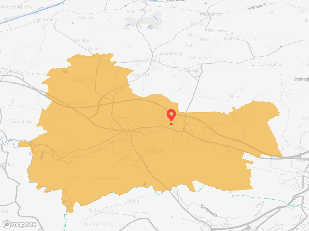 Gossau SG - schnell nach St. Gallen