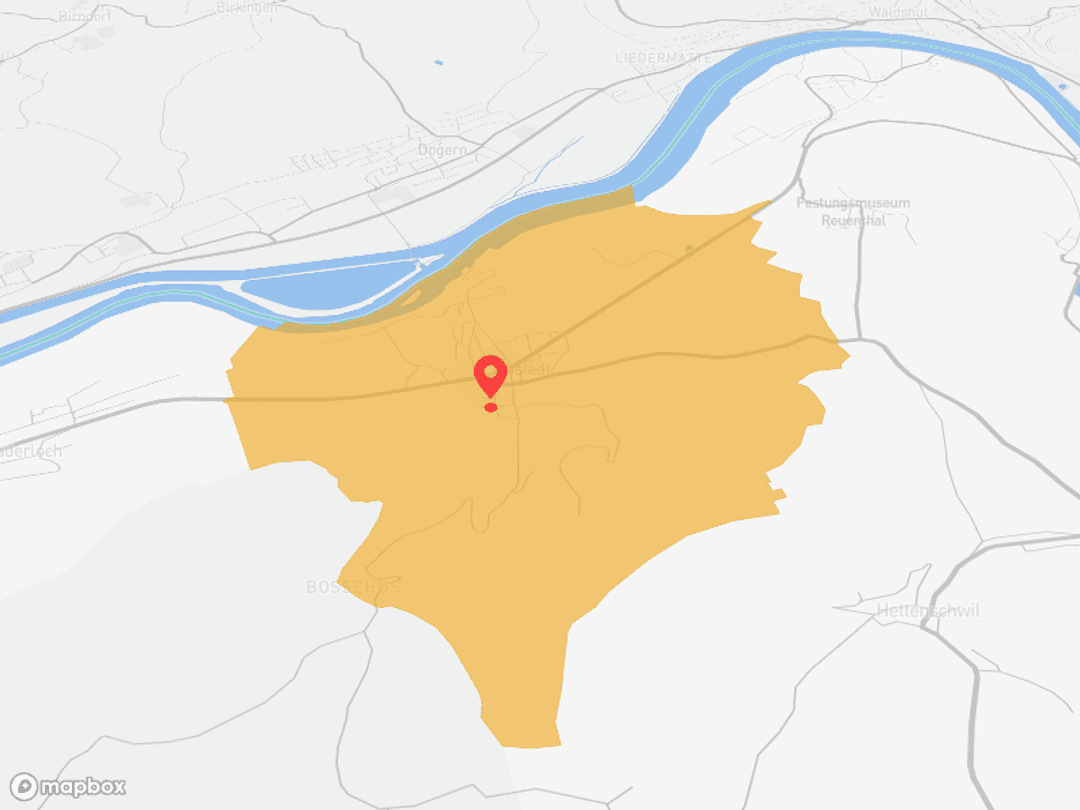 Leibstadt am Rhein mit Postauto-Verbindungen