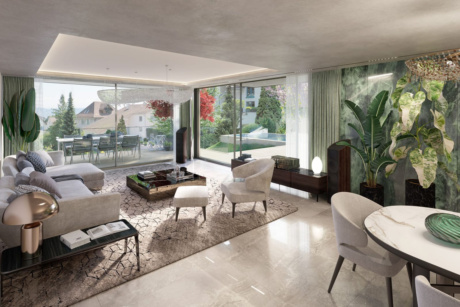 Nobel Appartement SAPPHIRE mit grosser Terrasse (04 1.OG Süd) — Ansicht 7