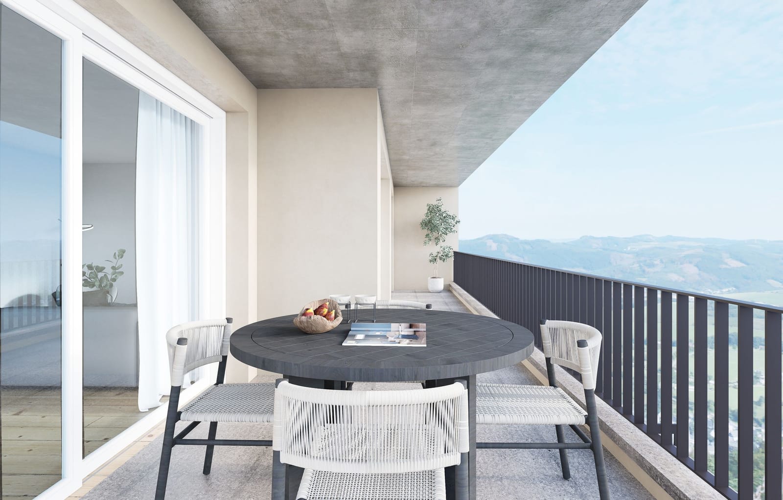 Grosszügige 4.5-Zimmer-Wohnung an sonniger Hanglage — Ansicht 4