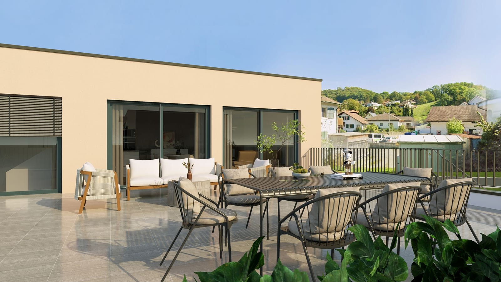 Neubau an sonniger Lage – modernes 5.5-Zimmer-Einfamilienhaus mit viel Licht und grosszügiger Terrasse — Ansicht 5