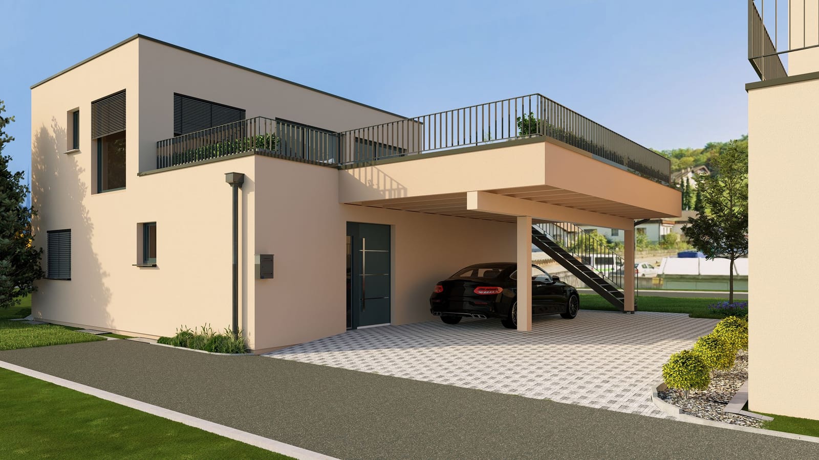 Neubau an sonniger Lage – modernes 5.5-Zimmer-Einfamilienhaus mit viel Licht und grosszügiger Terrasse — Ansicht 9