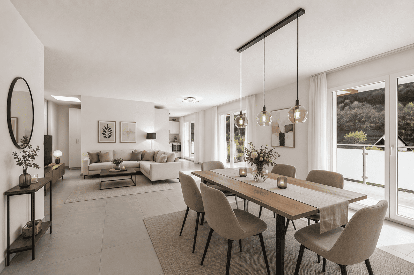 4.5-Zimmer-Attikawohnung mit grosser Dachterrasse! — Ansicht 2