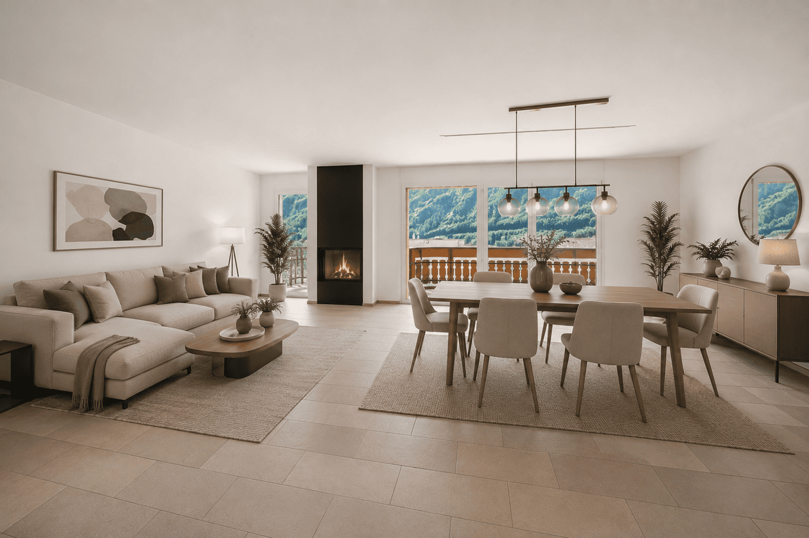 Ihr Rückzugsort in den Alpen: 4.5-Zimmer-Residenz in Leukerbad — Ansicht 4