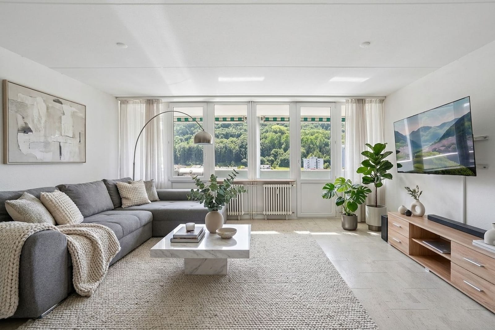 Wohnen über den Dächern von Baden – Exklusive 2.5-Zimmer-Wohnung mit Weitblick — Ansicht 3