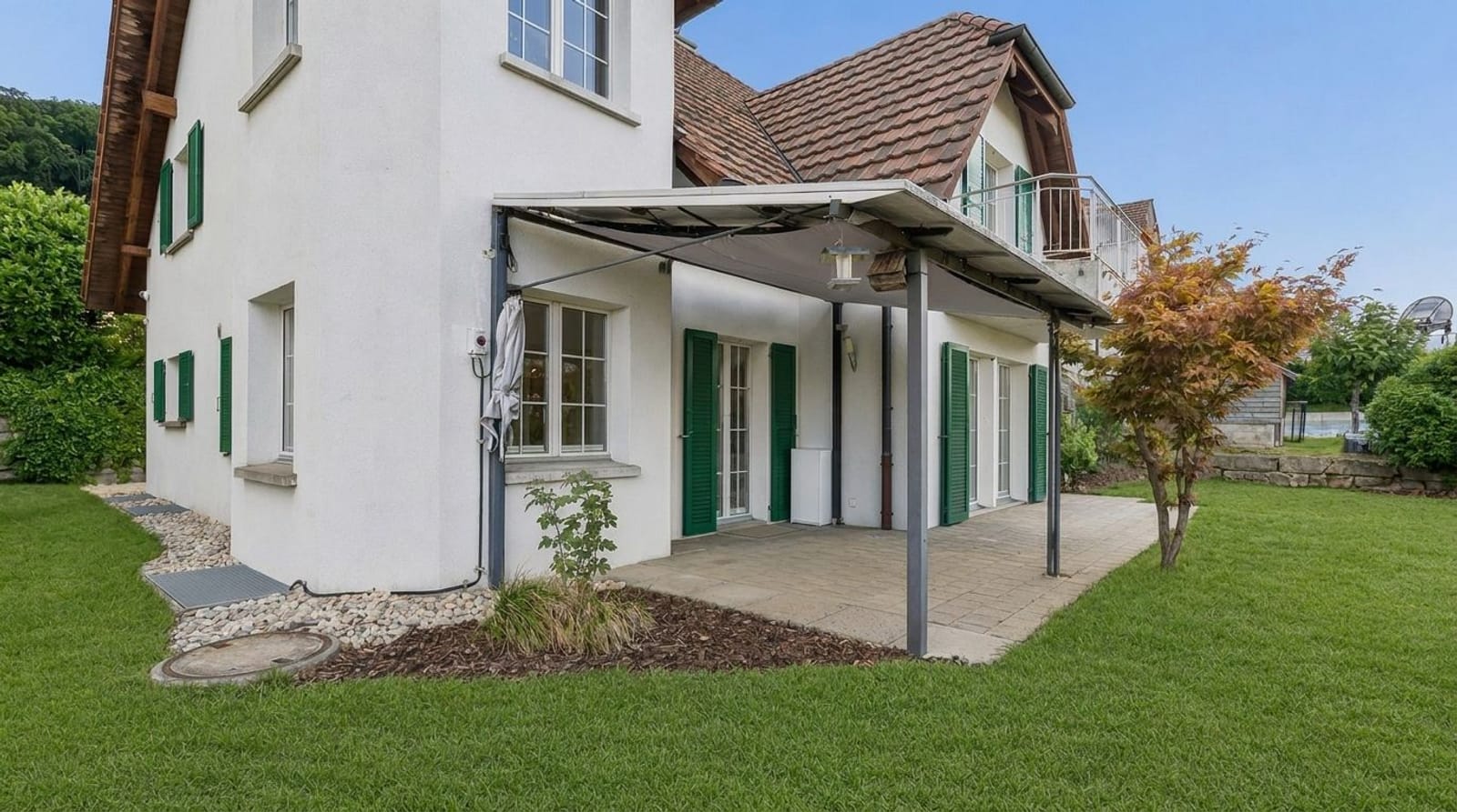 Exklusive Landhausvilla mit Türmli an sonniger Südwesthanglage, nur 30 Minuten bis Zürich HB — Ansicht 12