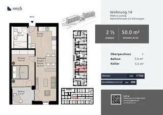 Objektbild Bahnhofstrasse 23, 8956 Killwangen
