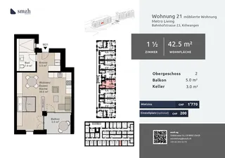 Objektbild Bahnhofstrasse 23, 8956 Killwangen