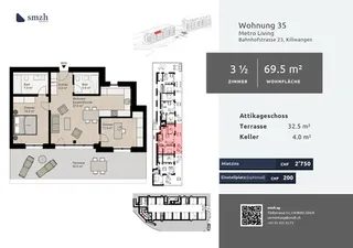 Objektbild Bahnhofstrasse 23, 8956 Killwangen