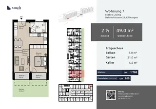 Objektbild Bahnhofstrasse 23, 8956 Killwangen