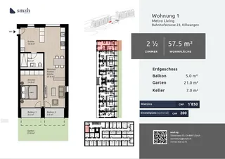 Objektbild Bahnhofstrasse 23, 8956 Killwangen