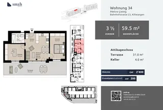 Objektbild Bahnhofstrasse 23, 8956 Killwangen