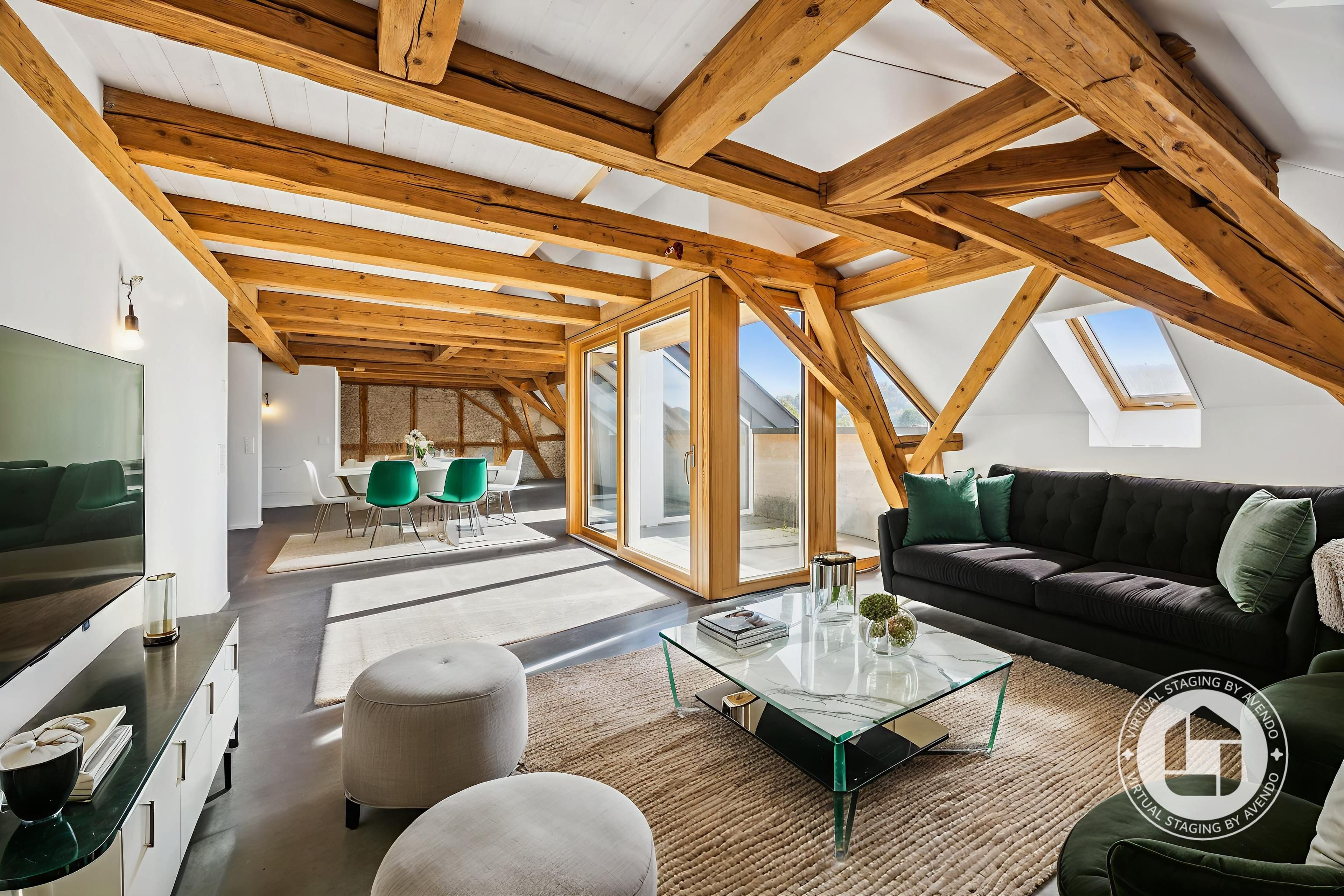 Exklusive 5.5-Zimmer-Dach-Maisonette mit Charme - 1