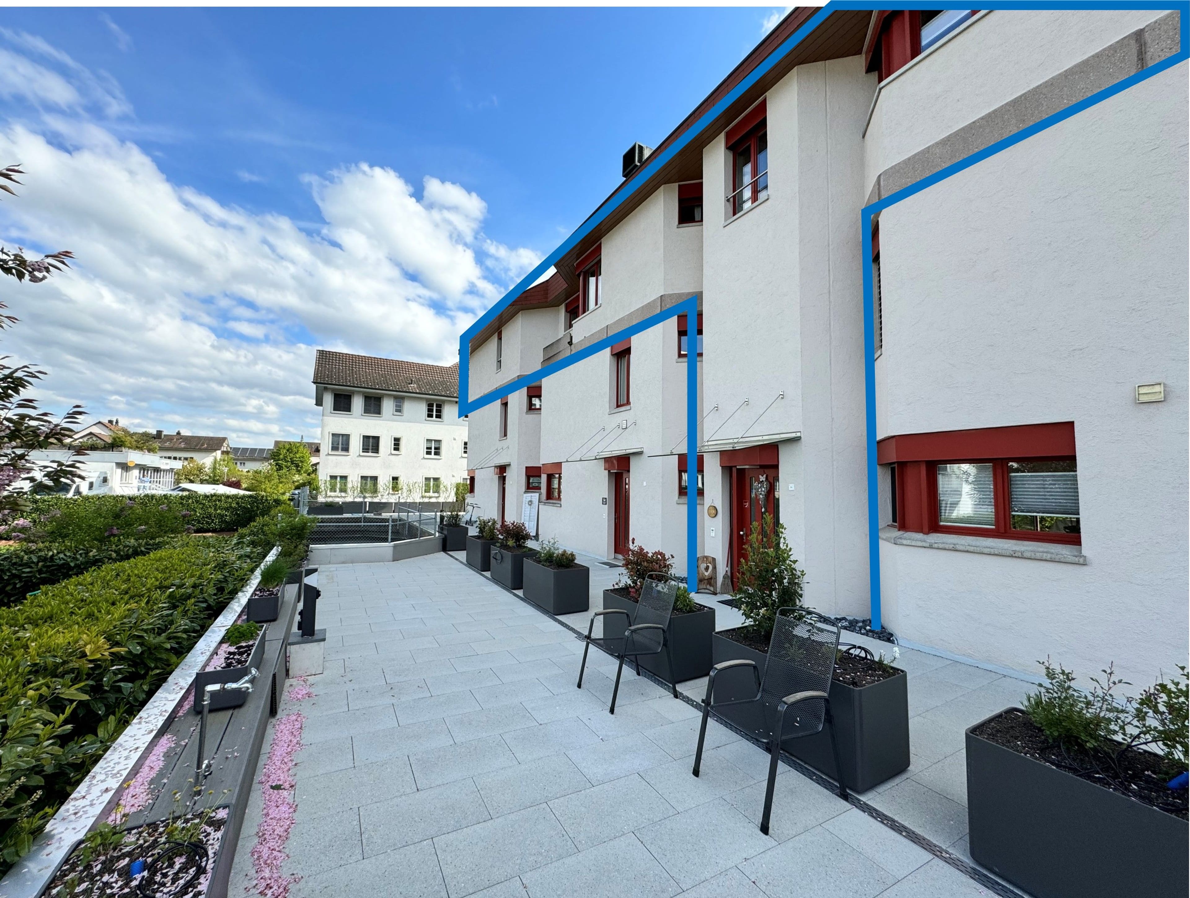 Den Sommer auf den Terrassen der hellen Attika- Maisonette in Henggart geniessen? - 12