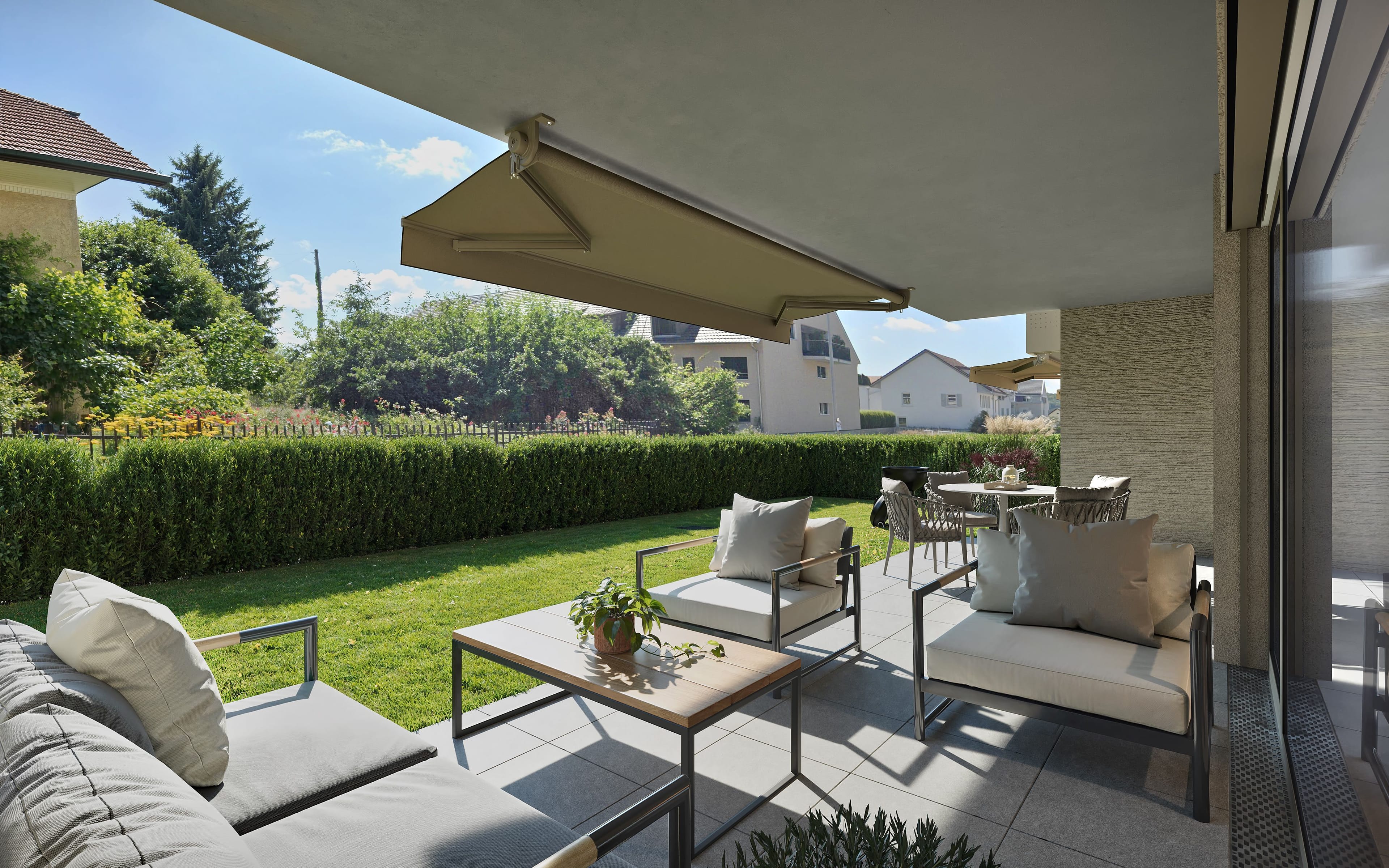 3.5-Zimmer-Gartenwohnung in Stüsslingen – grosszügig, modern und naturnah