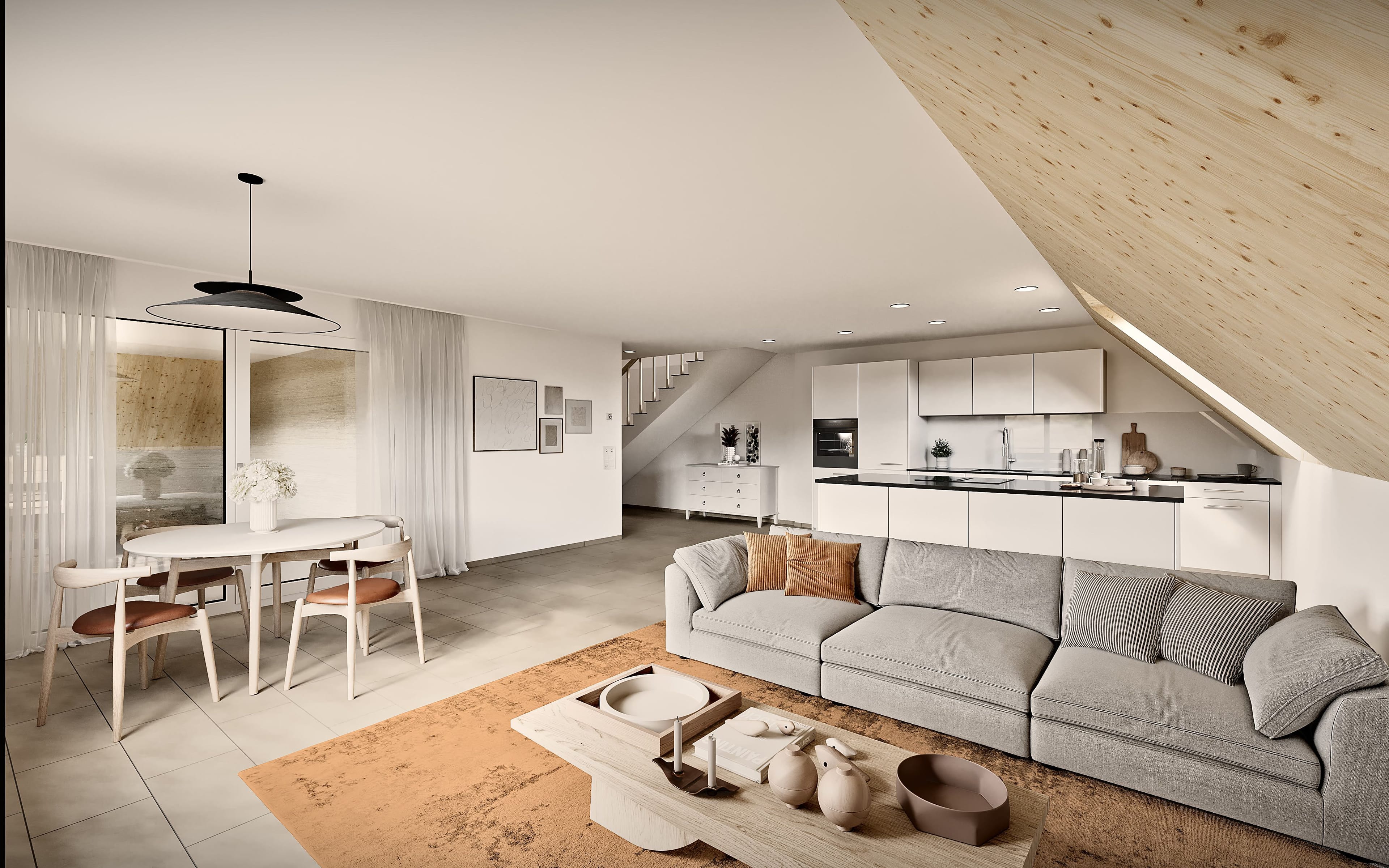 4.5-Zimmer-Maisonette in Stüsslingen – stilvoll, hell und durchdacht