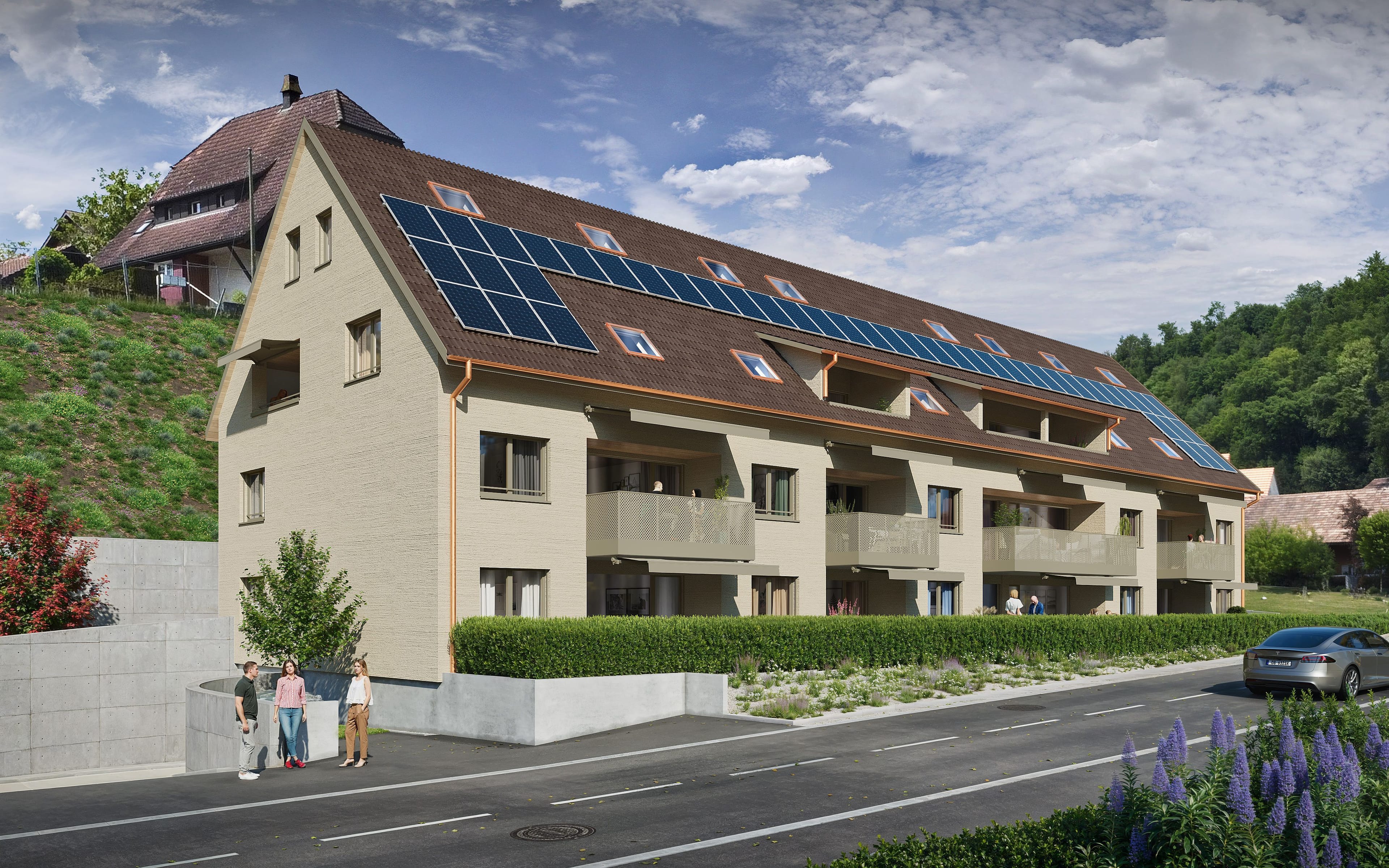 Grosszügige Neubauwohnung in ruhiger Lage – 4.5 Zimmer mit Stil - Bild 2