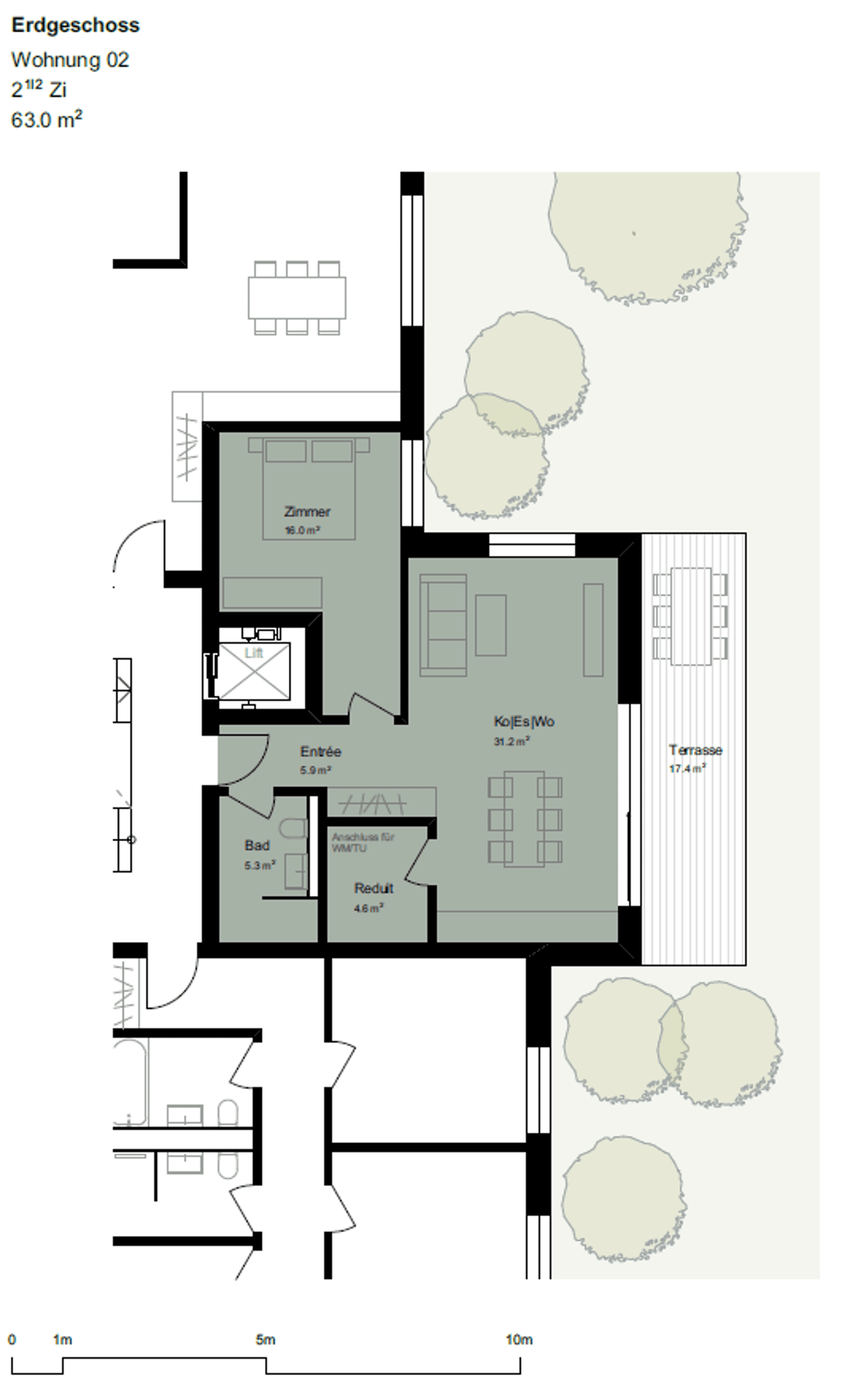 Erstbezug 2.5-Zimmer Neubauwohnung - W02 - 6