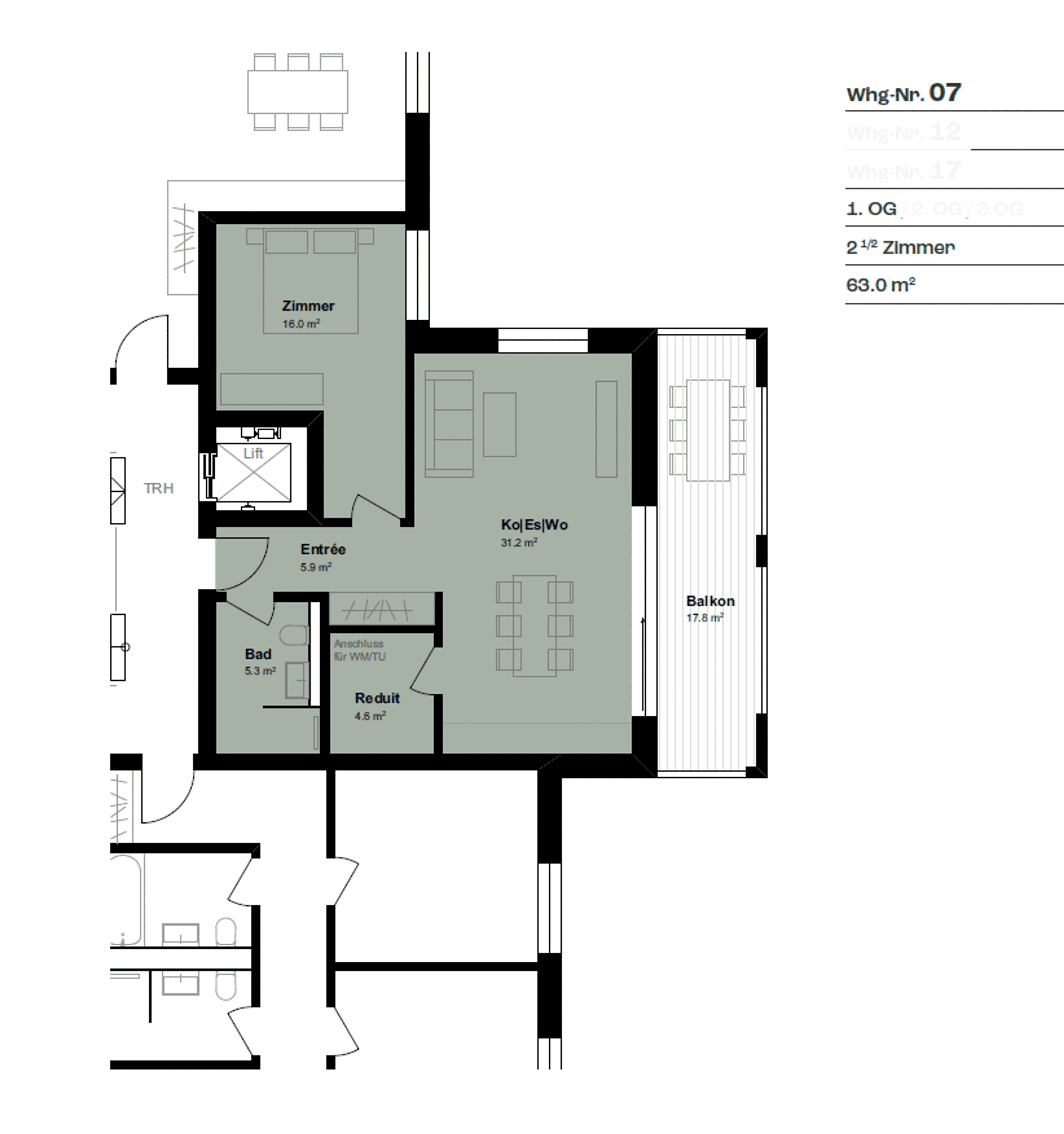 Hochwertige Neubauwohnung mit geräumigem Balkon in Schaffhausen - 11