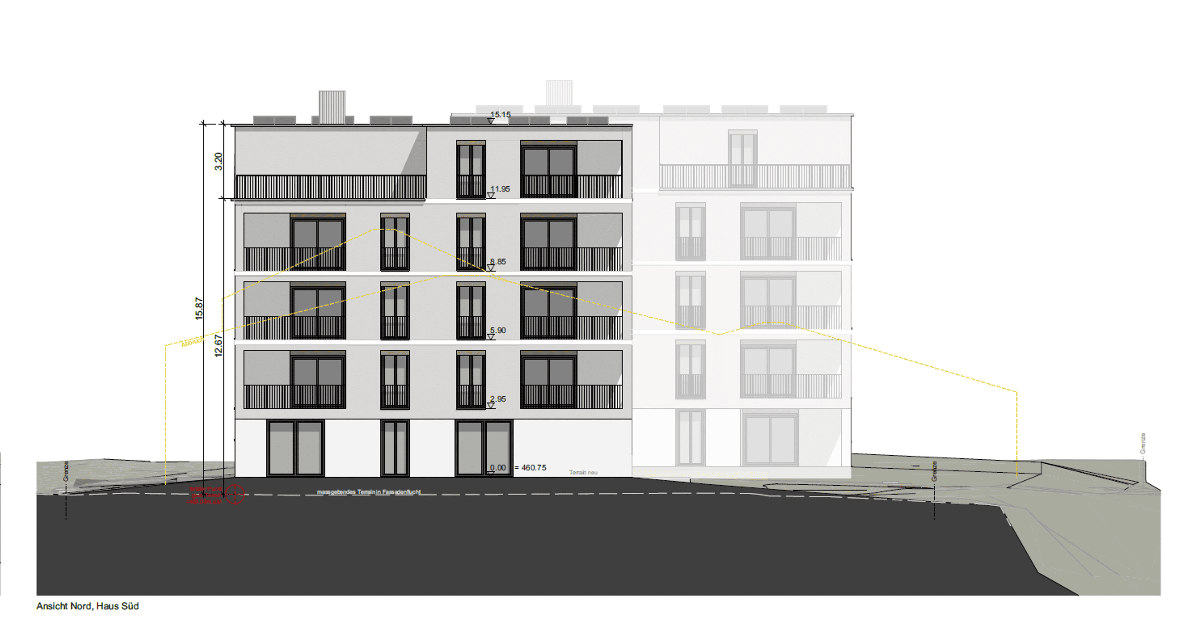 Neubauwohnung mit Panoramafenstern und gedecktem Balkon - 6