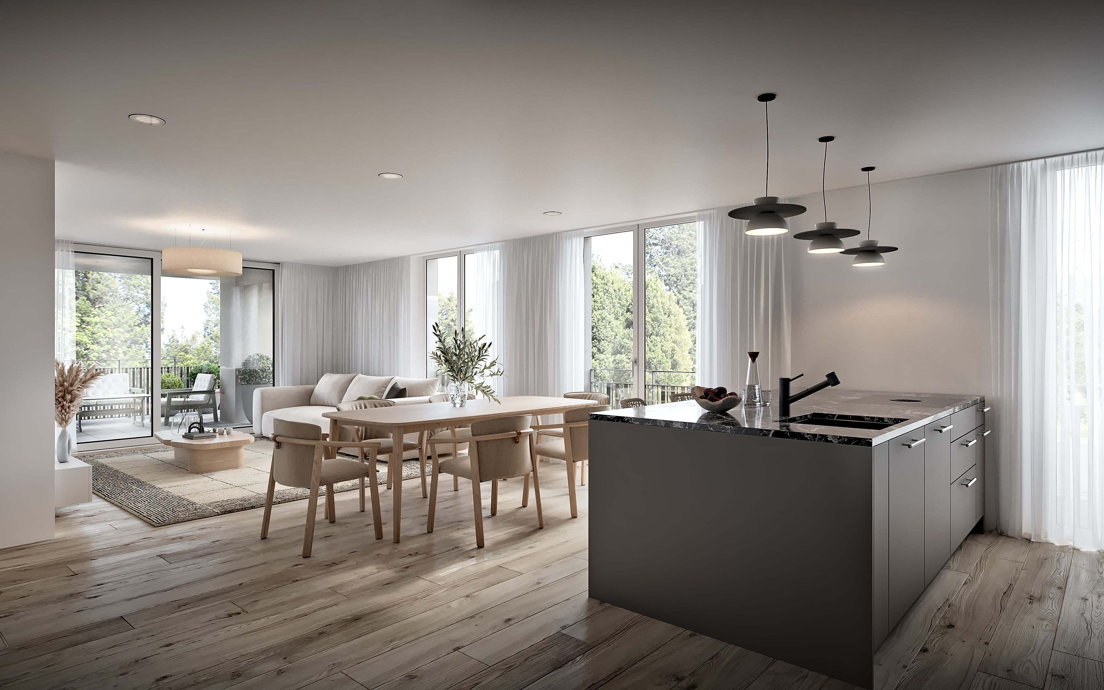 Dorfstrasse 3.5 Zimmer 1 OG Haus B04 - Bild 4