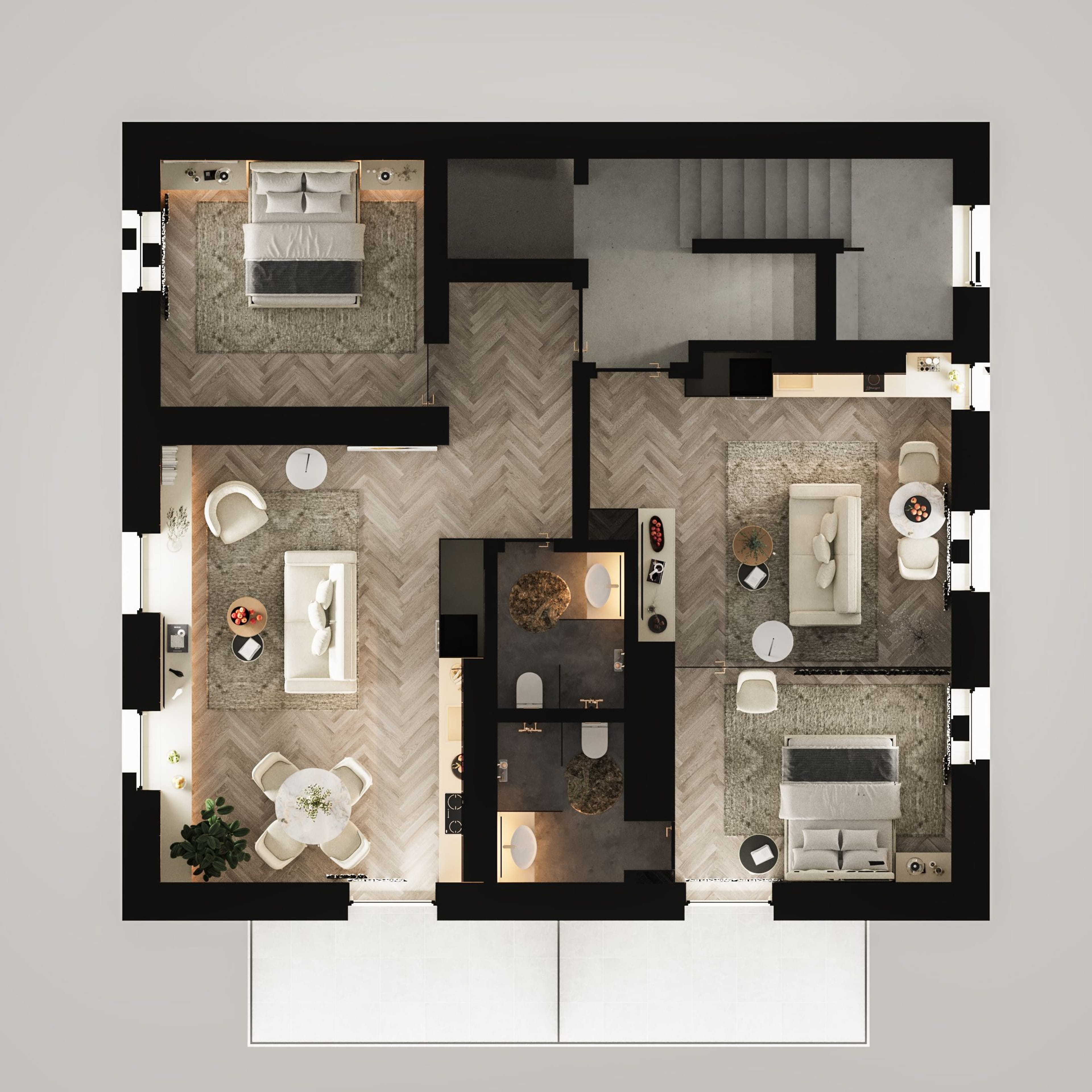 Stilvolle 2.5-Zimmer-Stadtwohnungen in Zürich mit hochwertiger Vollausstattung - Bild 2