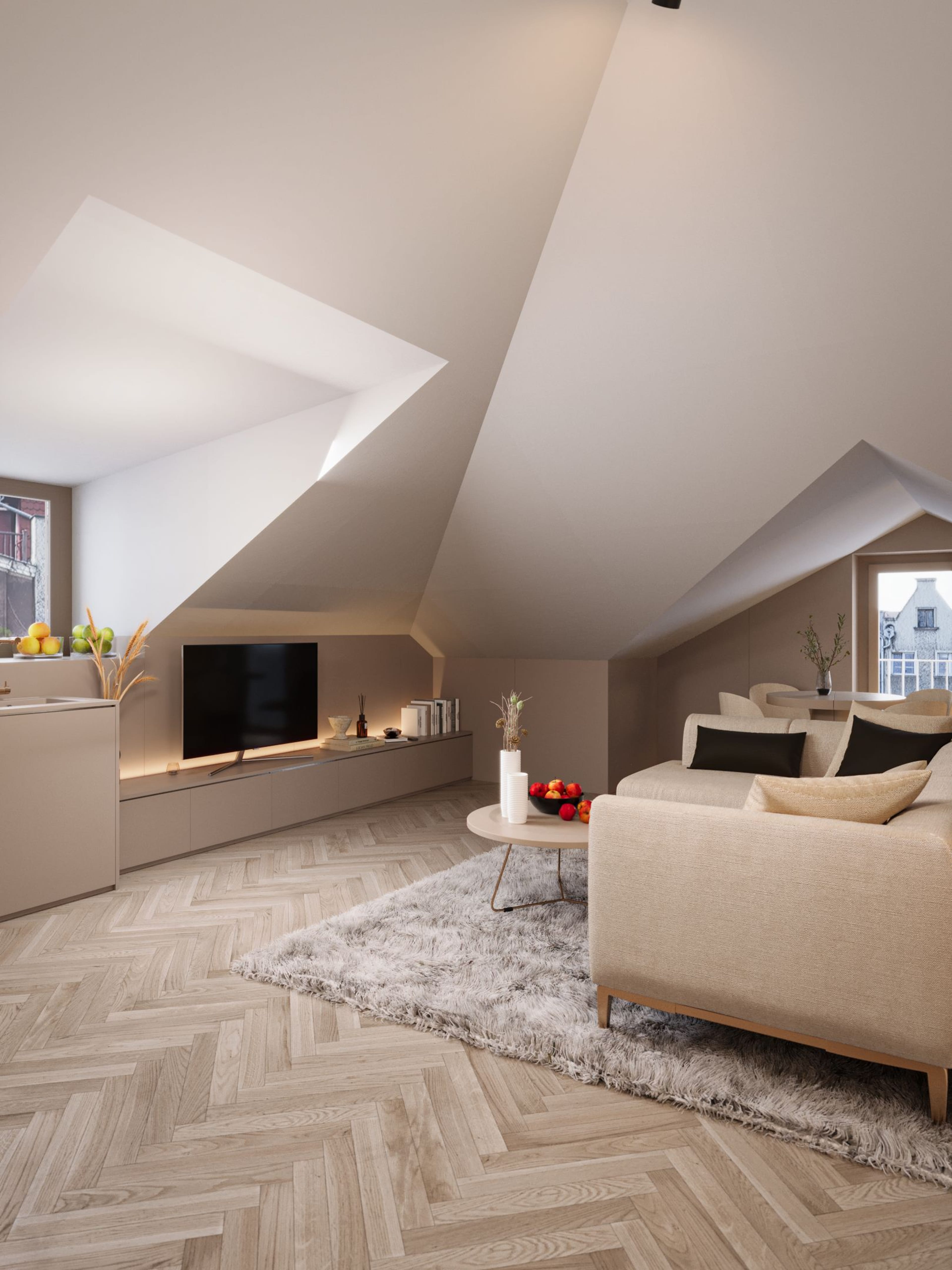 Stilvolle 2 Zimmer Attikawohnung in Zürich mit hochwertiger Vollausstattung - Bild 2